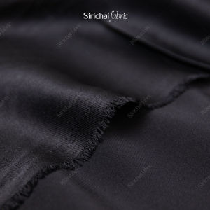 ผ้าเปเป้ สีดำ หน้ากว้าง 60 นิ้ว ผ้าเมตร ผ้าหลา