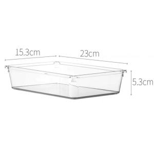 Home Signature Japanese Style Drawer Storage Compartment Transparent Plastic Compartment Free Combination Tableware Sorting Box