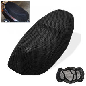 Motorcycle Seat Cover Universal 3D Mesh Motorcycle Seat Cover Breathable Cushion AntiSlip Waterproof Anti-slip Electric Bike Seat Covers