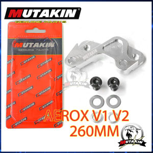 MUTAKIN 260mm Front Depan Floating 10 Pin Disc Plate NMAX V1 V2/AEROX V1 V2