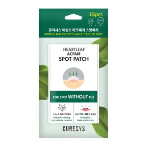 CURESYS Heartleaf Acpair Spot Patch Acne Pimple Ultra Slim Patch (15 PCS / 90 PCS) TrendAsia