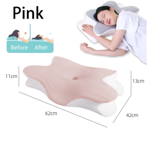 🔥【SG Ready Stock】🔥 Butterfly Shaped Neck Pillow Memory Foam Support Orthopedic Cervical Spine Care 蝶形枕记忆棉 Gift Idea