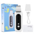 Hailicare Ultrasonic Face Skin Scrubber Skin Shoveling Machine EMS Micro-current Ion Import Facial Skin Lifting Pore Cleaning Facial cleaning Device Beauty Equipment Remove Blackhead USB Charging. 