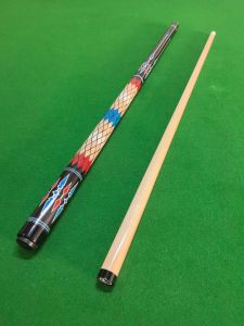 Cross-Border Foreign Trade Fancy Nine-Ball Big Head Cue Black Eight Billiard Cue 13mm Big Head 1/2 Split Cue Chinese Style Billiard Cue