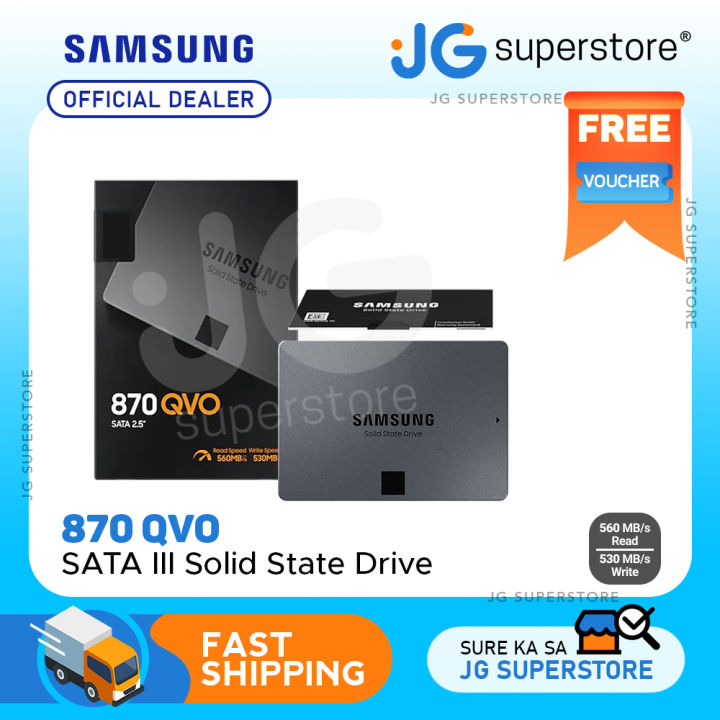Samsung 870 QVO SATA III (1TB 2TB) SSD Solid State Drive