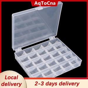 [COD] AqToCna Ship within 24 hours 25 36 Spools Bobbins Sewing Machine Empty Bobbin Case Organizer Storage Box