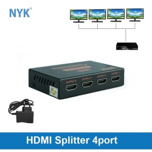 NYK hdmi Splitter 4 port Spliter hdmi 4P