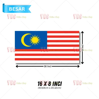 MAGNET 🧲 BENDERA KERETA WATERPROOF / BENDERA MALAYSIA / SEMANGAT KEMERDEKAAN PAMER JALUR GEMILANG