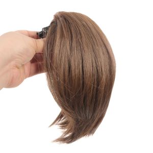 YOUYO Synthetic Messy Straight Ponytail Scrunchie Updo False Hair Pieces Hair Accessories Heat Resistant Claw Clip in Hair Buns for Women