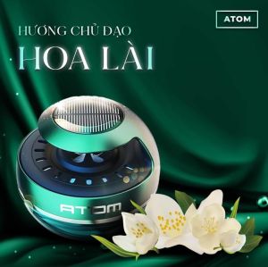 Nước Hoa Atom Cao Cấp Dùng Cho Ô Tô Cánh Quạt Xoay Bằng Năng Lượng Mặt Trời. Dung tích 55ml Thành phần: tinh dầu nước hoa dung môi  Làm thơm khử mùi chống say xe Được chiết xuất từ thiên nhiên