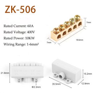 NOER Dây dẫn đồng thau Bộ chia công suất cao Dòng điện lớn Phổ quát Khối đầu cuối nhanh Kết nối nhanh Điện
