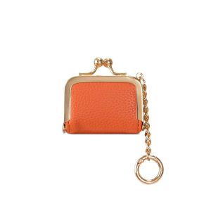 SWEET Multicolored Kiss Lock Coin Purse Mini With Keychain Leather Jewelry Bag Simple Multifunctional Small Item Bag Woman Girl