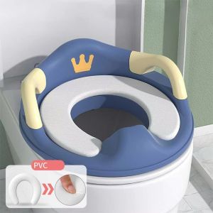 Baby Toilet Seat Kids Potty Toilet Training with Cushion Tandas Budak Cushion Soft Armrest Ring