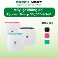 Máy lọc không khí Sharp FP-J30E-B | J30E-A | J30E-P Lọc không khí khử mùi | Tạo ion âm | Lọc bụi mịn | Diệt khuẩn Plasma. 
