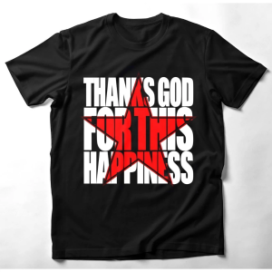 Middlenight Kaos Distro Atasan American Retro Style Motif HAPPINESS TWO 24s