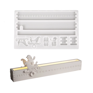 Silicone Christmas Craft Mold Reusable Design Gypsum Mould For Homemade Festive Decorations Gift