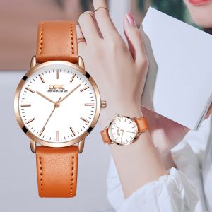 Womens Watches Ladies Quartz Fashion Waterproof Leather Watch for Women