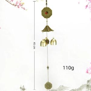  1 ชิ้น ยันแปดทิศ ระฆังลมเสริมฮวงจุ้ย กระดิ่งลม เรียกทรัพย์ปรับราศี แก้ชง มูเตลู เสริมดวงชะตาแขวนเสริมบารมีบ้านที่ทำงานร้านค้า กระดิ่งลมความมั่งคั่ง