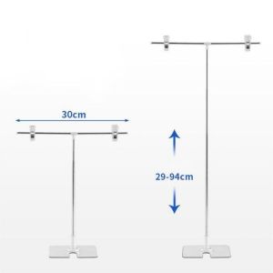 Stand Promo Stand Spanduk Banner Untuk Jualan Penyangga Banner Promo Stand Poster Bingkai Adjustable Stand Promo Banner Standing Jualan