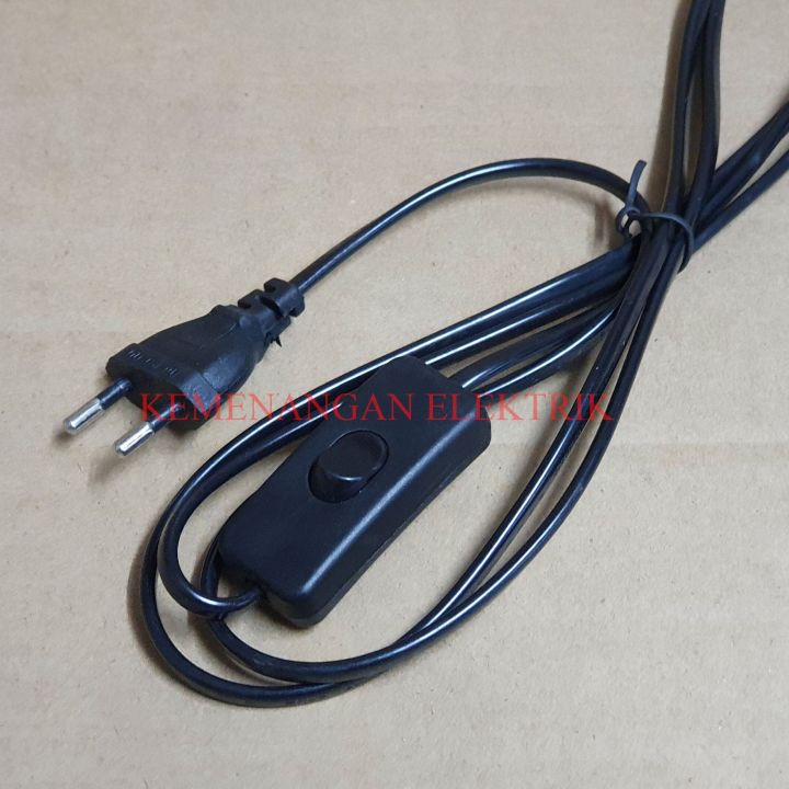 KABEL ON OFF 1.8M - KABEL LAMPU DENGAN SAKLAR DAN STEKER | Lazada Indonesia