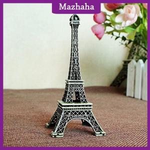 Mazhaha Mini Paris Eiffel tháp mô hình bàn bức tượng thủ công mỹ nghệ lưu niệm hợp kim