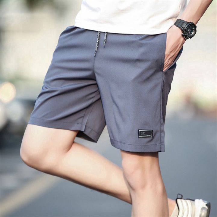 Hot Selling (M-5XL) Men Shorts Casual Short Pants Men Sports Shorts Shorts  Shorts Shorts Drawring Shorts Men's Clothing Seluar pendek lelaki summer  sports casual five-point large pants ice silk fast dry thin