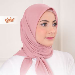 Nafisa Scarf Haraa Voal Premium - Scarf Xraa Jilbab Segiempat Lasercut
