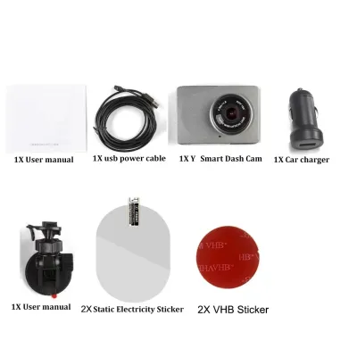 xiaomi YI Smart Dash Cam For Car ADAS 2.7 Screen Full HD 1080P Dash Cam with Night Vision ADAS upgrade International Version
