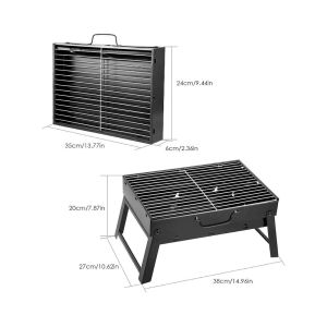 Folding Portable Outdoor Charcoal BBQ Grill for Camping and Hiking