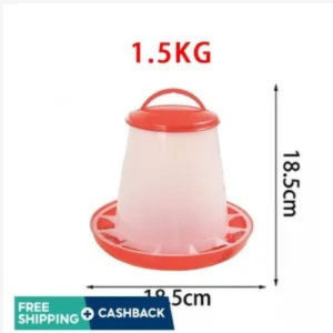 1.5kg Automatic Chicken Feeder&Drinker  Chicken FeederSpecia l Feeding Equipment for Poultry Breeding
