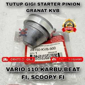 TUTUP GIGI STARTER PINION GRANAT HONDA KVB VARIO 110 KARBU BEAT FI  SCOOPYFI ASLI ORIGINAL HONDA AHM