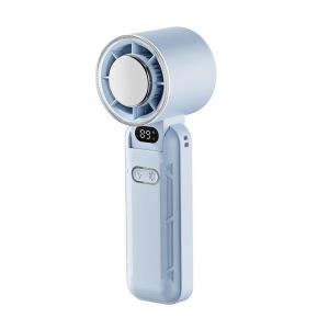 พัดลมพกพา พัดลมไอเย็นพกพา ขนาดเล็ก แบบพกพา ปรับระดับได้ 100 ระดับ 3600mAh ไม่มีใบมีด usbชาร์จใหม่ได้