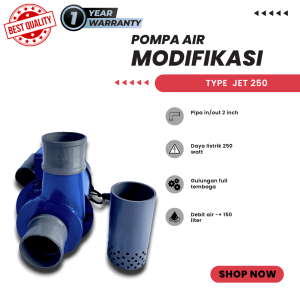 harga pompa air modifikasi jet 250 pompa air listrik 2 dim untuk pompa kolam ikan hias kolam ikan gurami siap kirim bisa cod FREE packing kayu