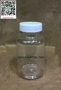 ขวด 90 มล.(12 ใบ) สีใส + ฝาเกลียวสีขาว