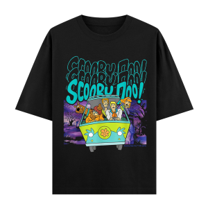 Baju Kaos Oversize ScoobyDo* Cotton combed 24s Pria Wanita