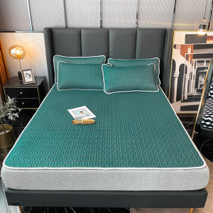 Chiếu điều hòa ESMEE BEDDING cao su non thiên nhiên loại 1m6x2m 1m8 x2m tặng kèm 2 vỏ áo gối