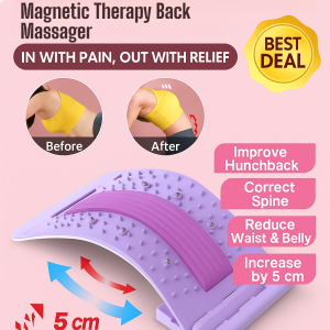 Magnetic Therapy Back Massager Relieve Fatigue Waist Relaxation Lumbar Support Orthosis 一体化腰部经络按摩器