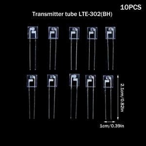 【Special price】Huan 10 Pcs LTE-302 LTR-301 Side Infrared Emitting Diode Wavelength 940nm Mouse Emitting Tube DIP-2