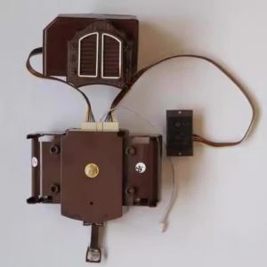 FFBH Vintage Cuckoo Clock Movement Multi-Function Wall Clock Mechanism Music Rotating Stage Bird Accessories Repair Clocks Parts 8N6Y2