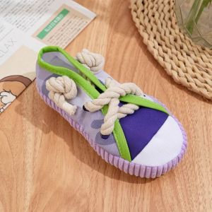 Dép Mài Răng Cho Chó Oxford Nhai Vocalize – Đồ Chơi Gặm Nhai Dây Bông Cho Thú Cưng