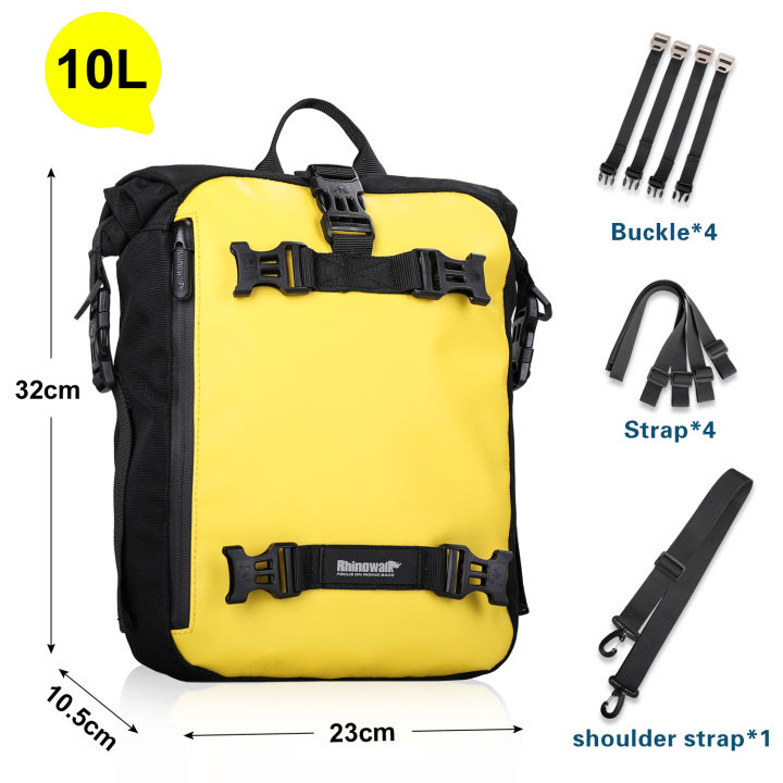 Rhinowalk Motorcycle Tail Bag10L 20L 30L Waterproof Motobike Rear Seat ...