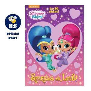 Shimmer and Shine Sparkle with Love Sticker Book For Kids To Play & Learn