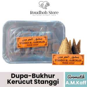 bukhur kerucut wangi stanggi alharomain AM KAF pengharum ruangan aromatik buhur dupa tempeng