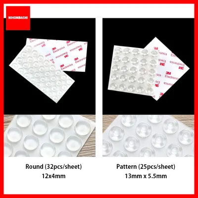 Transparent Anti-collision Pad Silicone Mute Buffer Rubber Pads for Handle Wall Door Cupboard Toilet Fridge