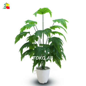 TANAMAN ARTIFICIAL BEGONIA JUMBO K24/88CM B8237 TINGGI 90CM BUNGA ARTIFICIAL
