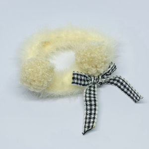 BI Ikat Rambut Korea Bulu Lembut Pita Kunciran Fashion Korea Import A080