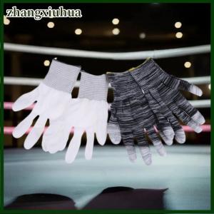 zhangxiuhua 12 Pairs Car Vinyl Wrap Gloves Polyester PU Coated Fingertip Anti-Static Gloves Dust-Free Window Tint Working Gloves