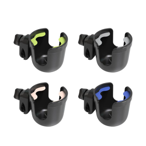 Flexible Beverage Cup Holder Easy Attachment for Strollers Walkers Pram Cart Chairs Wide 2.5cm Clamp Ranging