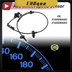 EHBqna เซ็นเซอร์ความเร็วล้อ ABS ด้านหน้าซ้ายเข้ากันได้กับฮอนด้า CRV 2007 2008 2009 2010 57455SWA003 2011