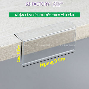 Menu Thẻ kẹp giá Mica trong dán kệ ghi tên giá thông tin sản phẩm menu siêu thị kệ hàng có dán keo sẵn